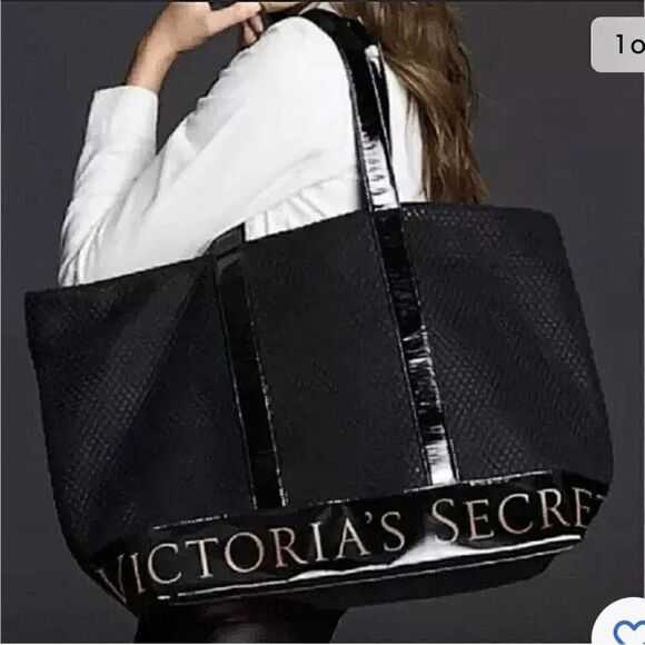 Victorias secret VS xl weekender mesh tote bag-shopping tote purse carryall - Picture 1 of 5